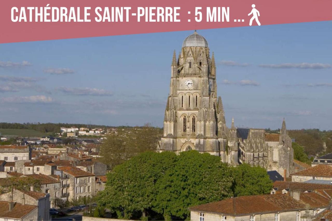 Ღ Le Saintois • Au Coeur De Ville, Spacieux & Wifi Saintes Eksteriør billede