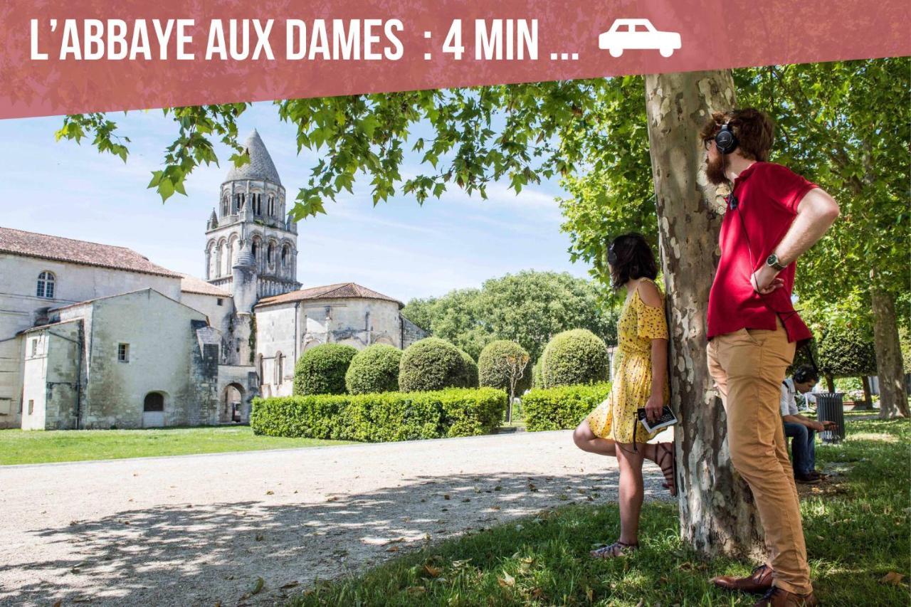 Ღ Le Saintois • Au Coeur De Ville, Spacieux & Wifi Saintes Eksteriør billede