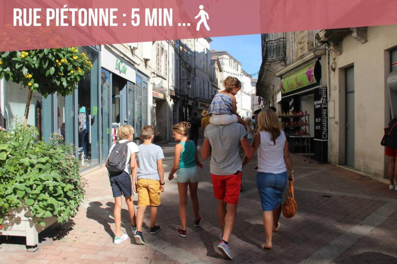Ღ Le Saintois • Au Coeur De Ville, Spacieux & Wifi Saintes Eksteriør billede